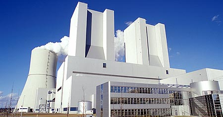 Braunkohlekraftwerk Lippendorf mit Rauchgasentschwefelung