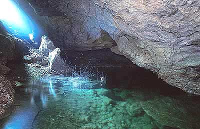 Gipshöhle bei Osterode bei hohem Wasserstand