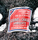 Reserve de Chasse Approuvé - derzeitiger Schutzstatus des Ranquas