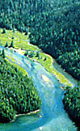 East Creek Flussmndung Luftaufnahme