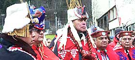 Hereditary Chiefs (Häuptlinge) der Nuxalk und Heiltsuk