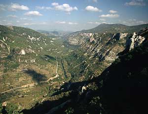 Blick von Ranquas ins Vis-Tal